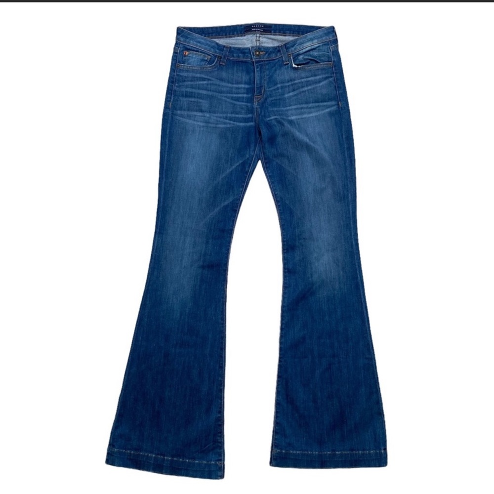 Hudson jeans wide flare medium wash jeans size 31